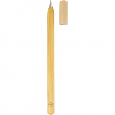 Logo trade promotional merchandise picture of: Perie bamboo inkless pen
